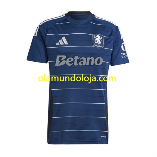 Camisola Aston Villa Homem Equipamento Terceiro 2024-2025 Manga Curta